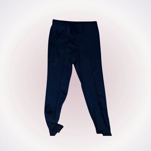 Louis Raphael tailored blue trouser pants | Sz 35 x 30 - Picture 1 of 7